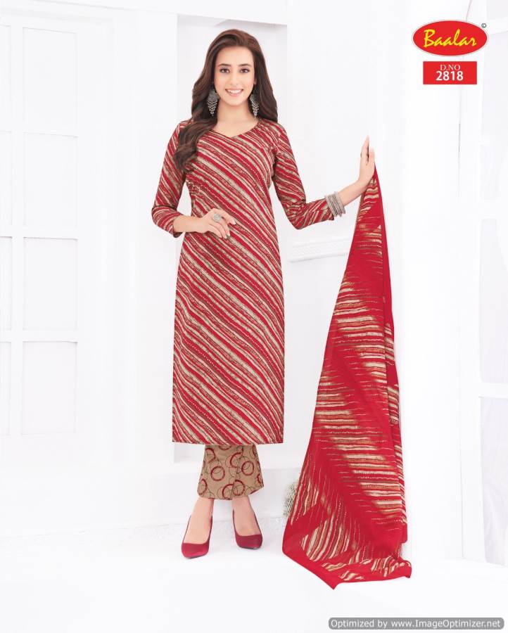 Zaara Vol 28 By Baalar Printed Cotton Kurti With Bottom Dupatta Wholesale Price In Surat
